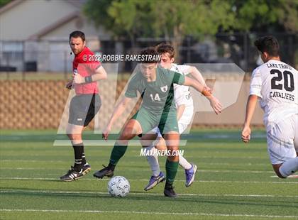 Thumbnail 2 in The Woodlands vs. Lake Travis (UIL 6A Boys Soccer State Semifinal) photogallery.