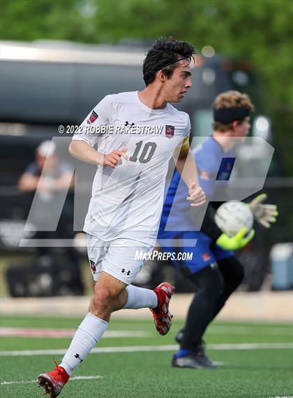 Thumbnail 2 in The Woodlands vs. Lake Travis (UIL 6A Boys Soccer State Semifinal) photogallery.