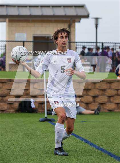 Thumbnail 2 in The Woodlands vs. Lake Travis (UIL 6A Boys Soccer State Semifinal) photogallery.