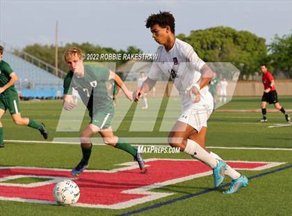 Thumbnail 1 in The Woodlands vs. Lake Travis (UIL 6A Boys Soccer State Semifinal) photogallery.