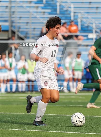 Thumbnail 1 in The Woodlands vs. Lake Travis (UIL 6A Boys Soccer State Semifinal) photogallery.