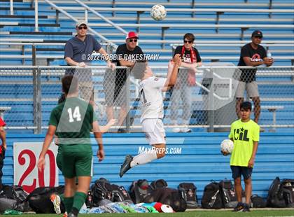 Thumbnail 2 in The Woodlands vs. Lake Travis (UIL 6A Boys Soccer State Semifinal) photogallery.