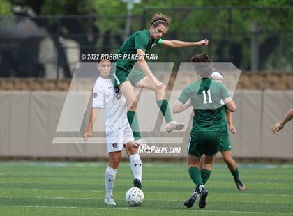 Thumbnail 2 in The Woodlands vs. Lake Travis (UIL 6A Boys Soccer State Semifinal) photogallery.