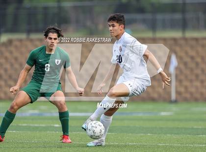Thumbnail 3 in The Woodlands vs. Lake Travis (UIL 6A Boys Soccer State Semifinal) photogallery.