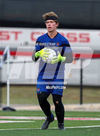 Thumbnail 3 in The Woodlands vs. Lake Travis (UIL 6A Boys Soccer State Semifinal) photogallery.