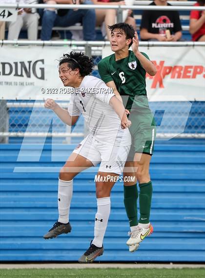 Thumbnail 1 in The Woodlands vs. Lake Travis (UIL 6A Boys Soccer State Semifinal) photogallery.