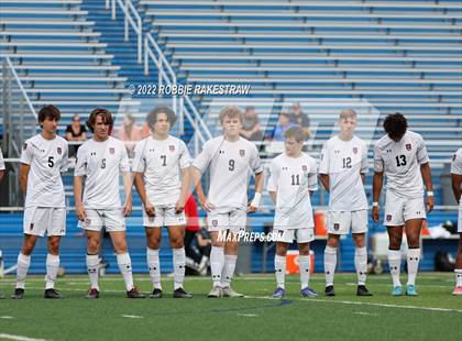 Thumbnail 2 in The Woodlands vs. Lake Travis (UIL 6A Boys Soccer State Semifinal) photogallery.