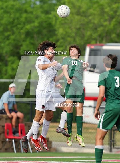 Thumbnail 3 in The Woodlands vs. Lake Travis (UIL 6A Boys Soccer State Semifinal) photogallery.