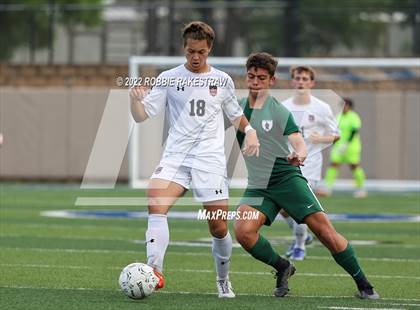 Thumbnail 3 in The Woodlands vs. Lake Travis (UIL 6A Boys Soccer State Semifinal) photogallery.