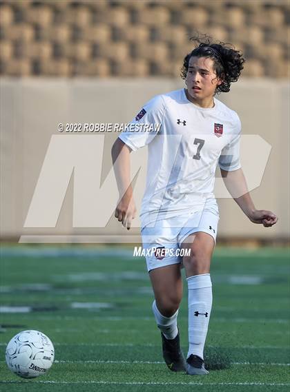 Thumbnail 3 in The Woodlands vs. Lake Travis (UIL 6A Boys Soccer State Semifinal) photogallery.