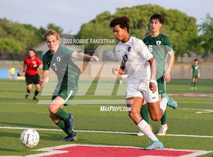 Thumbnail 1 in The Woodlands vs. Lake Travis (UIL 6A Boys Soccer State Semifinal) photogallery.