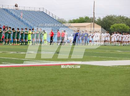 Thumbnail 2 in The Woodlands vs. Lake Travis (UIL 6A Boys Soccer State Semifinal) photogallery.