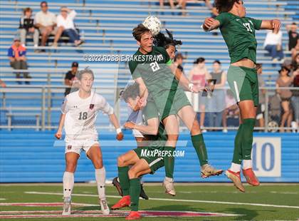 Thumbnail 3 in The Woodlands vs. Lake Travis (UIL 6A Boys Soccer State Semifinal) photogallery.