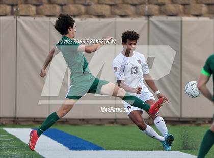 Thumbnail 2 in The Woodlands vs. Lake Travis (UIL 6A Boys Soccer State Semifinal) photogallery.