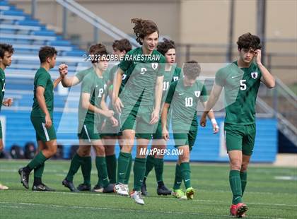Thumbnail 2 in The Woodlands vs. Lake Travis (UIL 6A Boys Soccer State Semifinal) photogallery.