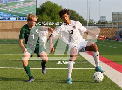 Thumbnail 3 in The Woodlands vs. Lake Travis (UIL 6A Boys Soccer State Semifinal) photogallery.