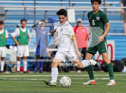Thumbnail 3 in The Woodlands vs. Lake Travis (UIL 6A Boys Soccer State Semifinal) photogallery.