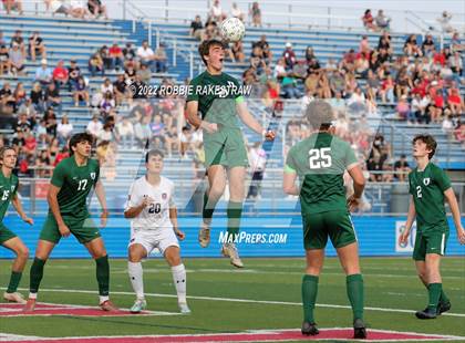 Thumbnail 3 in The Woodlands vs. Lake Travis (UIL 6A Boys Soccer State Semifinal) photogallery.
