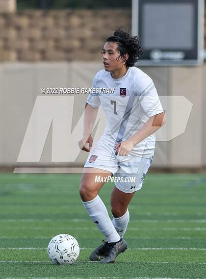 Thumbnail 2 in The Woodlands vs. Lake Travis (UIL 6A Boys Soccer State Semifinal) photogallery.