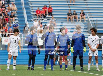 Thumbnail 3 in The Woodlands vs. Lake Travis (UIL 6A Boys Soccer State Semifinal) photogallery.