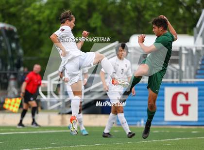 Thumbnail 1 in The Woodlands vs. Lake Travis (UIL 6A Boys Soccer State Semifinal) photogallery.