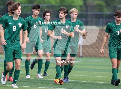 Thumbnail 3 in The Woodlands vs. Lake Travis (UIL 6A Boys Soccer State Semifinal) photogallery.