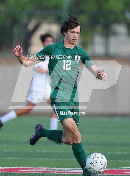 Thumbnail 3 in The Woodlands vs. Lake Travis (UIL 6A Boys Soccer State Semifinal) photogallery.