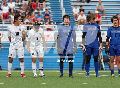 Thumbnail 2 in The Woodlands vs. Lake Travis (UIL 6A Boys Soccer State Semifinal) photogallery.