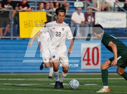 Thumbnail 2 in The Woodlands vs. Lake Travis (UIL 6A Boys Soccer State Semifinal) photogallery.