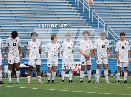 Thumbnail 3 in The Woodlands vs. Lake Travis (UIL 6A Boys Soccer State Semifinal) photogallery.