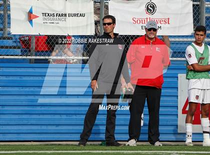 Thumbnail 2 in The Woodlands vs. Lake Travis (UIL 6A Boys Soccer State Semifinal) photogallery.