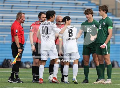 Thumbnail 3 in The Woodlands vs. Lake Travis (UIL 6A Boys Soccer State Semifinal) photogallery.