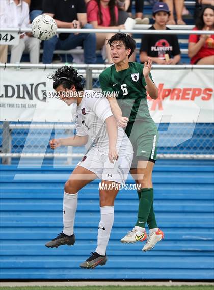 Thumbnail 2 in The Woodlands vs. Lake Travis (UIL 6A Boys Soccer State Semifinal) photogallery.