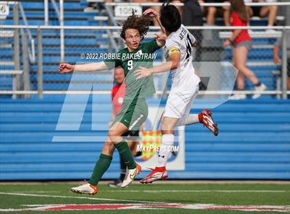 Thumbnail 3 in The Woodlands vs. Lake Travis (UIL 6A Boys Soccer State Semifinal) photogallery.