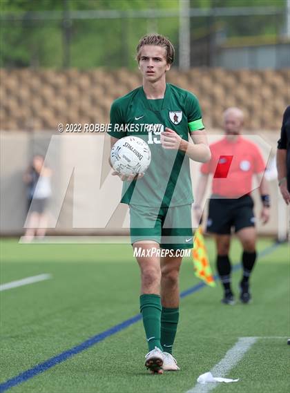 Thumbnail 3 in The Woodlands vs. Lake Travis (UIL 6A Boys Soccer State Semifinal) photogallery.