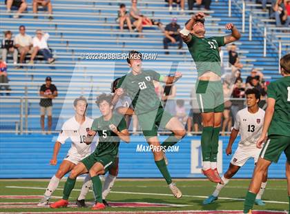 Thumbnail 1 in The Woodlands vs. Lake Travis (UIL 6A Boys Soccer State Semifinal) photogallery.
