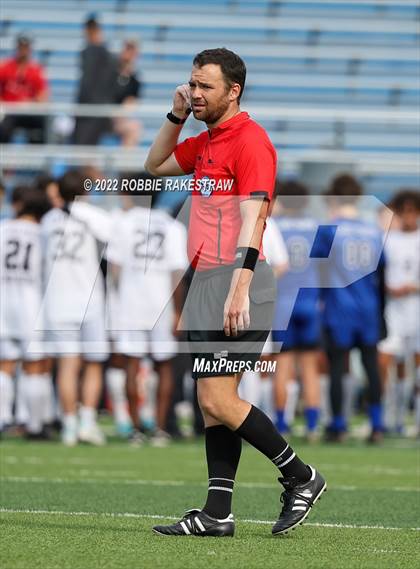 Thumbnail 1 in The Woodlands vs. Lake Travis (UIL 6A Boys Soccer State Semifinal) photogallery.