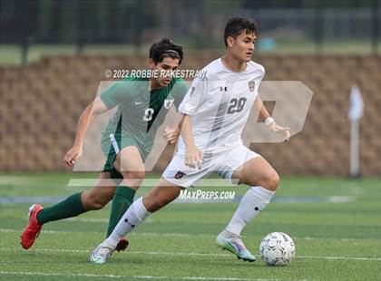 Thumbnail 2 in The Woodlands vs. Lake Travis (UIL 6A Boys Soccer State Semifinal) photogallery.