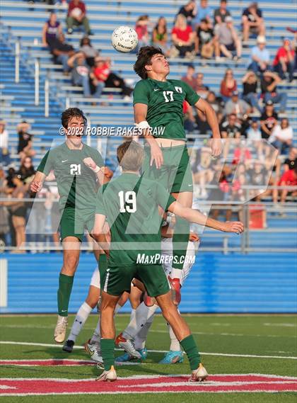 Thumbnail 3 in The Woodlands vs. Lake Travis (UIL 6A Boys Soccer State Semifinal) photogallery.