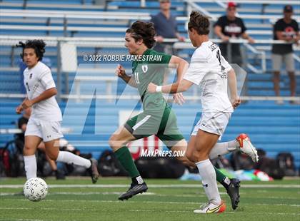 Thumbnail 2 in The Woodlands vs. Lake Travis (UIL 6A Boys Soccer State Semifinal) photogallery.