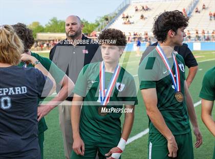 Thumbnail 3 in The Woodlands vs. Lake Travis (UIL 6A Boys Soccer State Semifinal) photogallery.