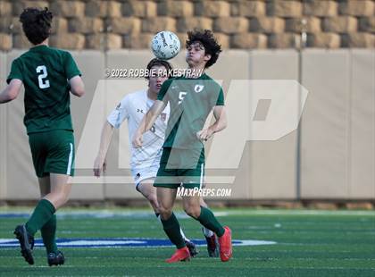 Thumbnail 3 in The Woodlands vs. Lake Travis (UIL 6A Boys Soccer State Semifinal) photogallery.