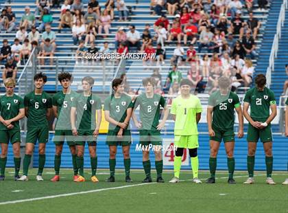 Thumbnail 2 in The Woodlands vs. Lake Travis (UIL 6A Boys Soccer State Semifinal) photogallery.