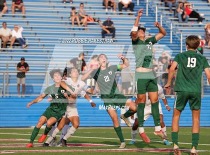 Thumbnail 3 in The Woodlands vs. Lake Travis (UIL 6A Boys Soccer State Semifinal) photogallery.