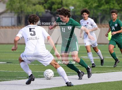 Thumbnail 1 in The Woodlands vs. Lake Travis (UIL 6A Boys Soccer State Semifinal) photogallery.