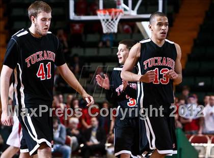 Thumbnail 3 in Mechanicville vs. Tuckahoe (NYSPHSAA Class C Semifinal) photogallery.