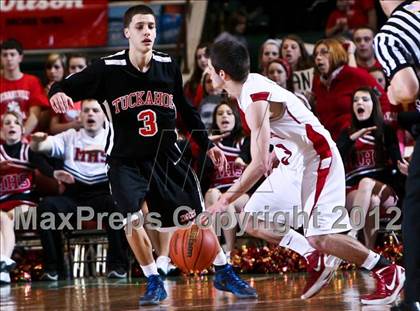 Thumbnail 1 in Mechanicville vs. Tuckahoe (NYSPHSAA Class C Semifinal) photogallery.