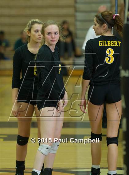 Thumbnail 2 in Basha vs Gilbert (Gilbert Invitational) photogallery.