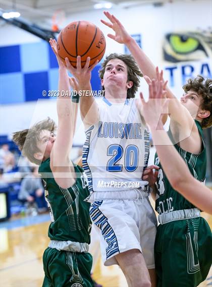 Thumbnail 2 in Canton Central Catholic @ Louisville photogallery.