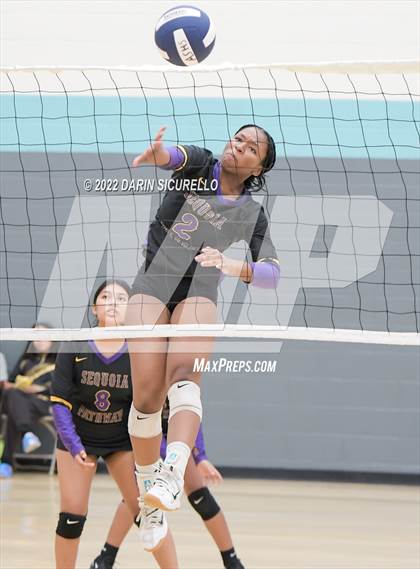 Thumbnail 2 in American Leadership Academy - Anthem South vs Sequoia Pathway (Epic Tourneys Volleyball Invite) photogallery.